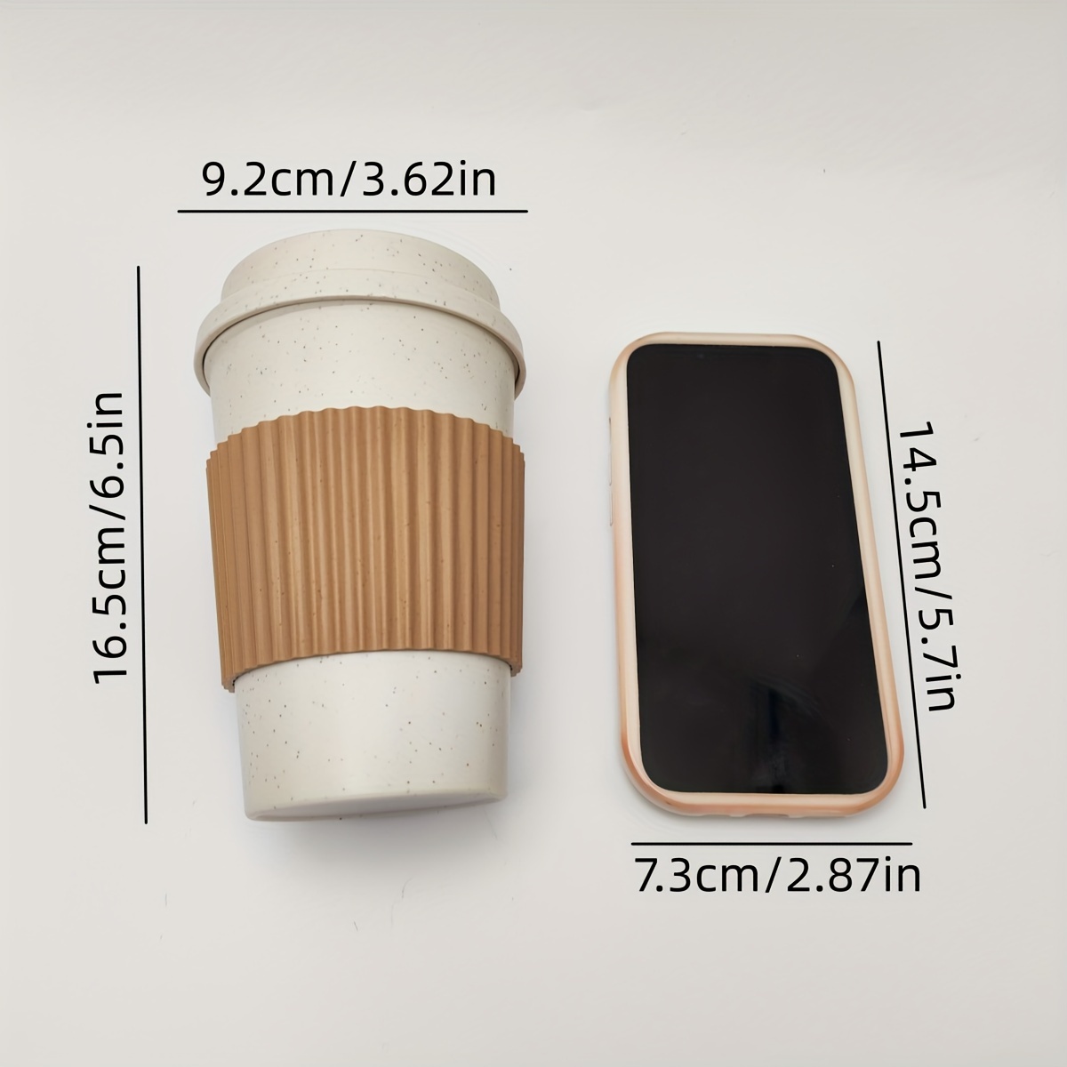 Reusable Coffee Mug: Plastic Water Bottle With Lid For Outdoor Adventures!  - Temu