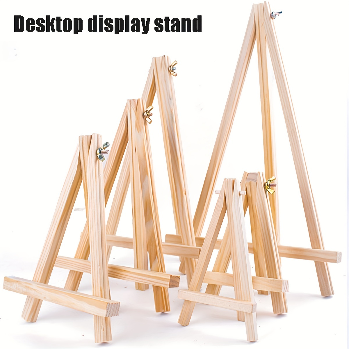 1pc Rack Stand, Log Color Wooden Frame, Small Painting Rack, Painting  Board, Desktop Oil Painting Rack, Student Professional Painting Board,  Painting