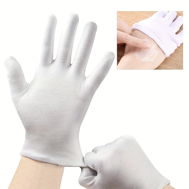 Cotton gloves deals for dry hands