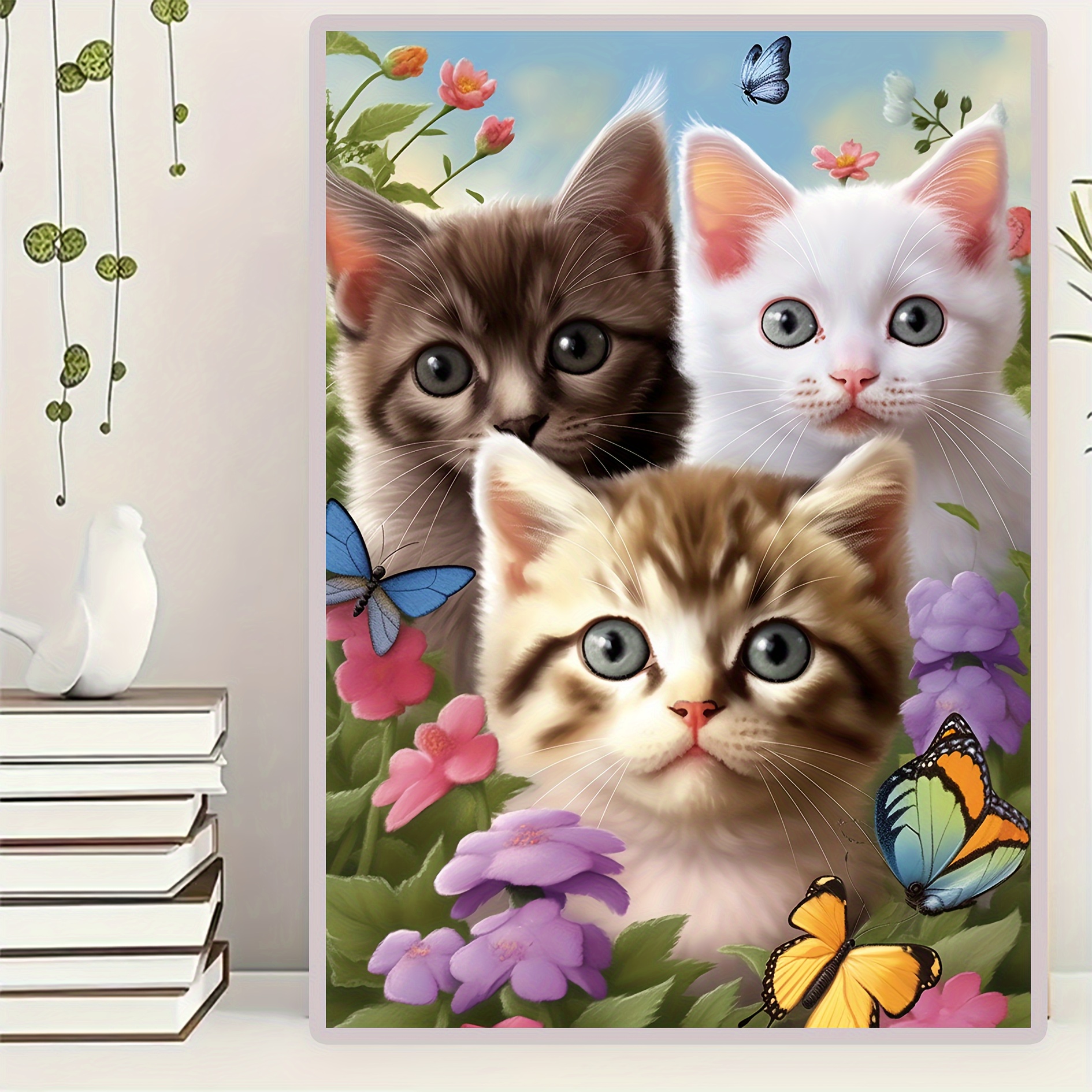 Diamond Painting Kits, Animals Diamond Art Kit For Adults Beginners, Cat  Full Diamond Art Kits, 5d Diy Diamond Painting Picture Art Crafts For Home  Wall Decor Gifts,, Frameless - Temu