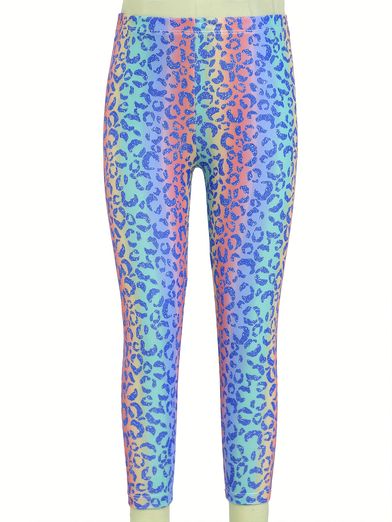 Girls High Stretch Soft Leggings Leopard Print Pants Kids - Temu Canada