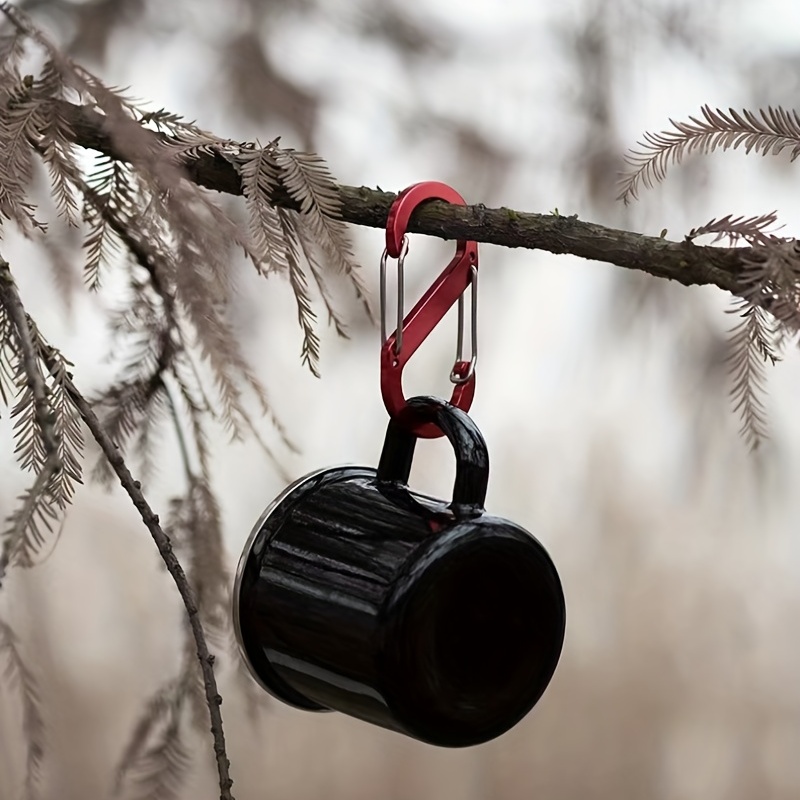 Durable Aluminum S-Shaped Carabiner for Outdoor Use