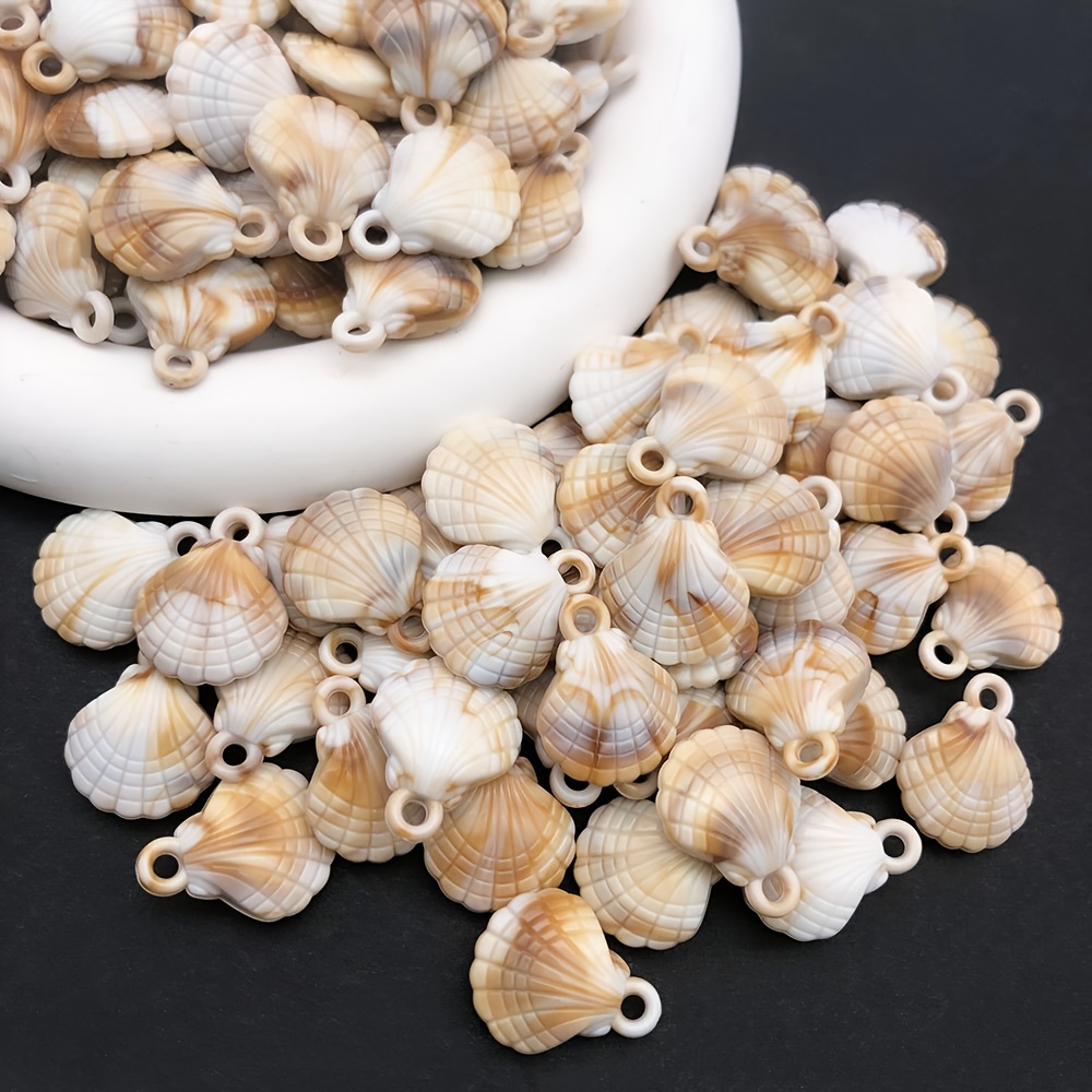 acrylic shell pendant marine style acrylic shell charms bulk