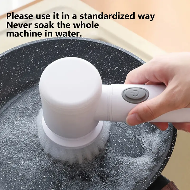 Electric Spin Scrubber Cleaning Tool Set Electric Cleaning - Temu