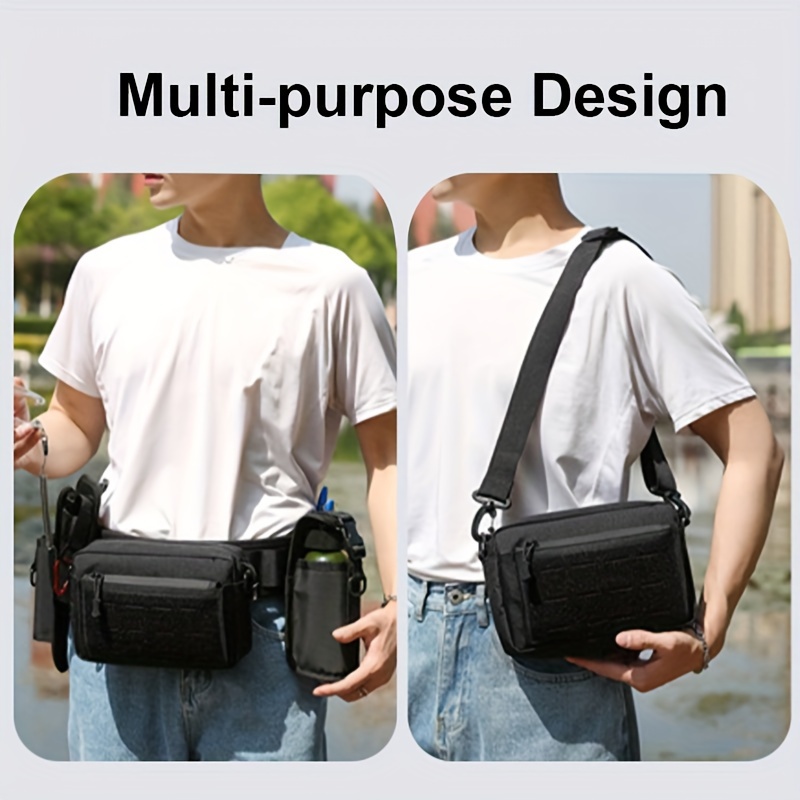 Casual Waist Bag For Men Women Waterproof Sports Fanny Pack - Temu