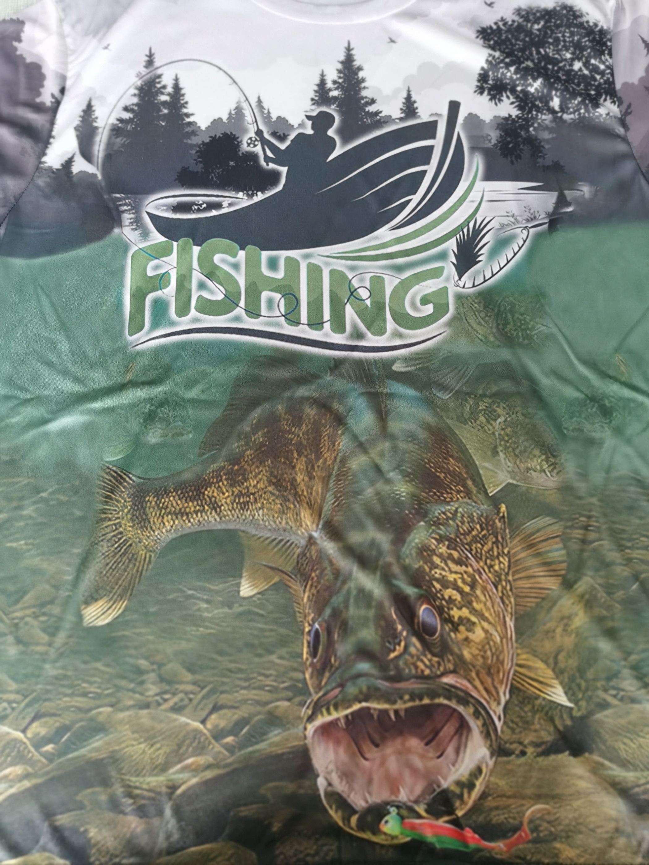 Cheap Fishing Shirt for Men 3D Printed Fish Graphic Funny