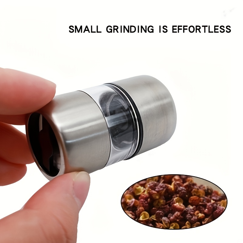 Stainless Steel Pepper Grinder And Salt Mill Manual Spice - Temu