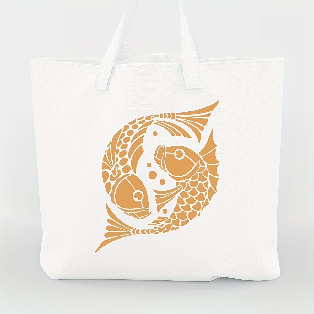 Koi Fish Tote Bag ~ Painting Kit