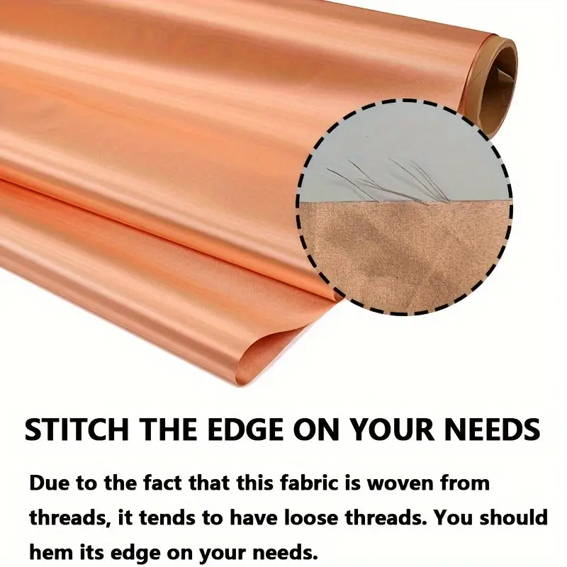 Faraday Fabric Shielding Cloth Copper Conductive Fabric Rfid - Temu