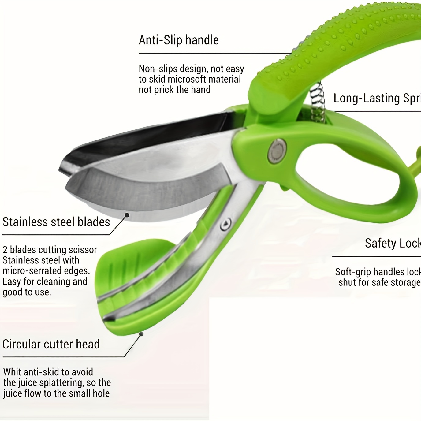 New and Improved Salad Scissors For Chopping Tossing Cutting Vegetable  Cutter Chopper Food Heavy Duty Veggie Slicer Chopped Kitchen Tools Gadgets