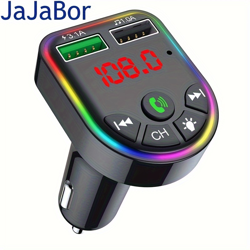 Upgrade Car Audio System Jajabor Wireless 5.0 Fm Transmitter - Temu