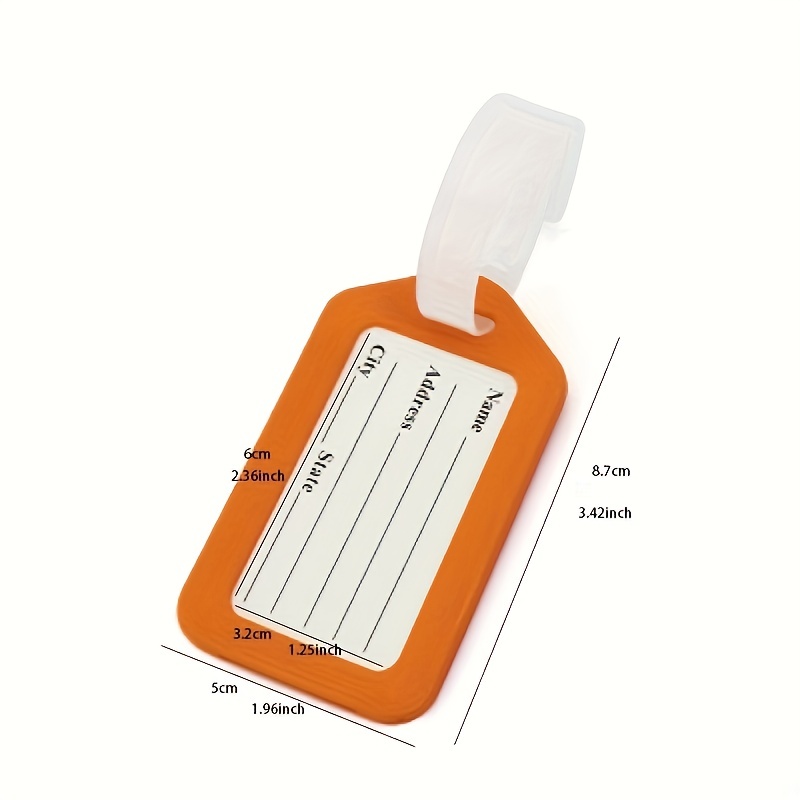 Mixed Color Luggage Tag. Luggage Baggage And Luggage Tag. Luggage Tag Card  Sleeve Assortment Marker - Temu