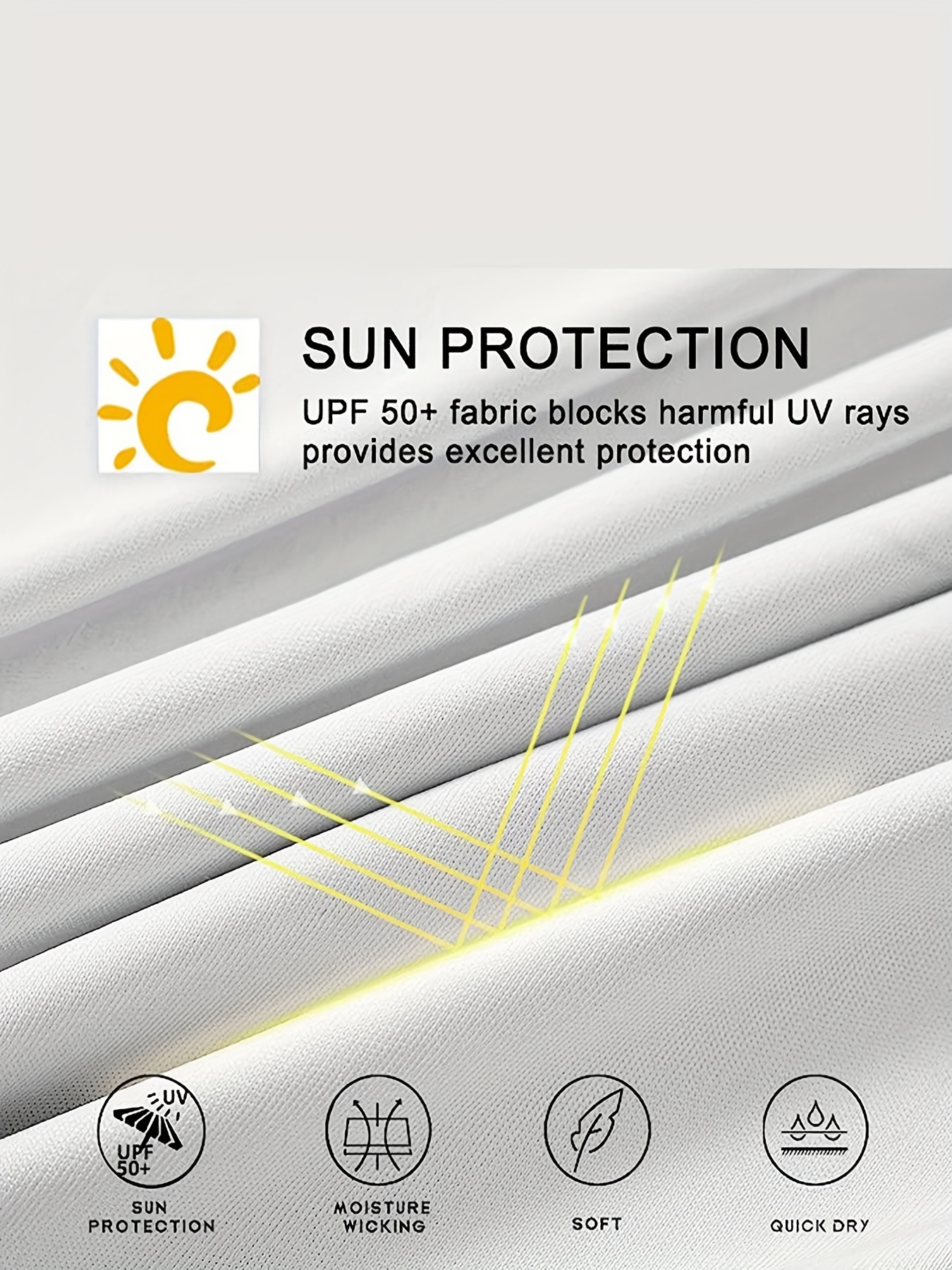 UPF50+ Men's Long Sleeve Sun Protection UV Shirts Rash Guard