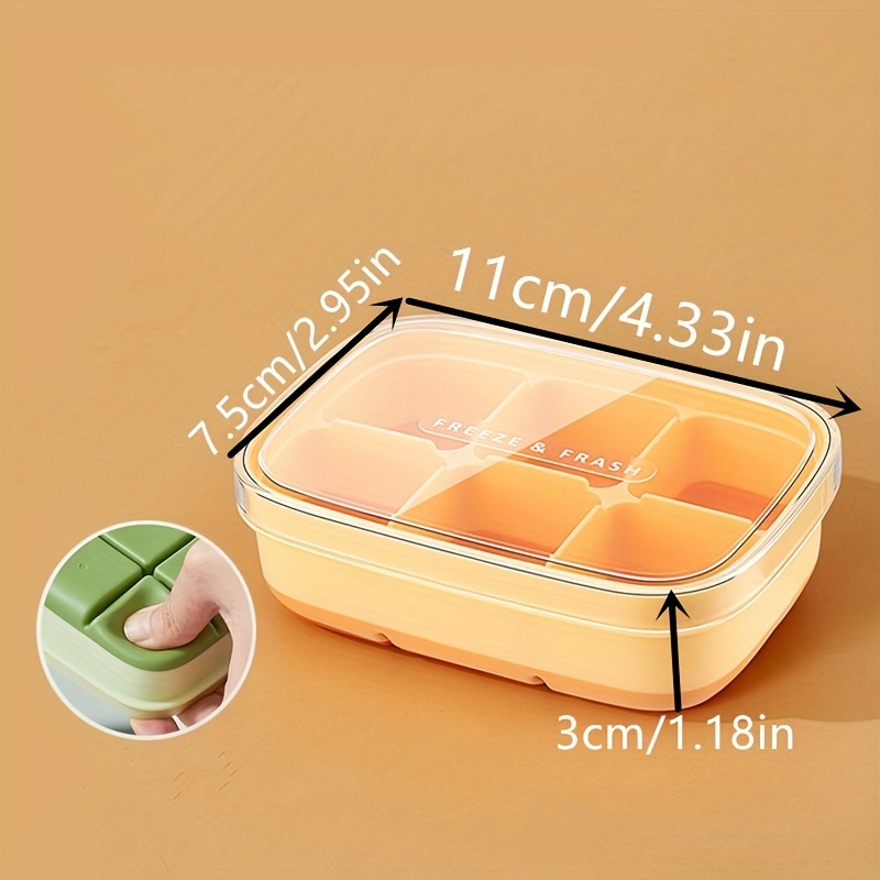 Flexible Silicone Ice Cube Trays With Spill resistant Lid - Temu