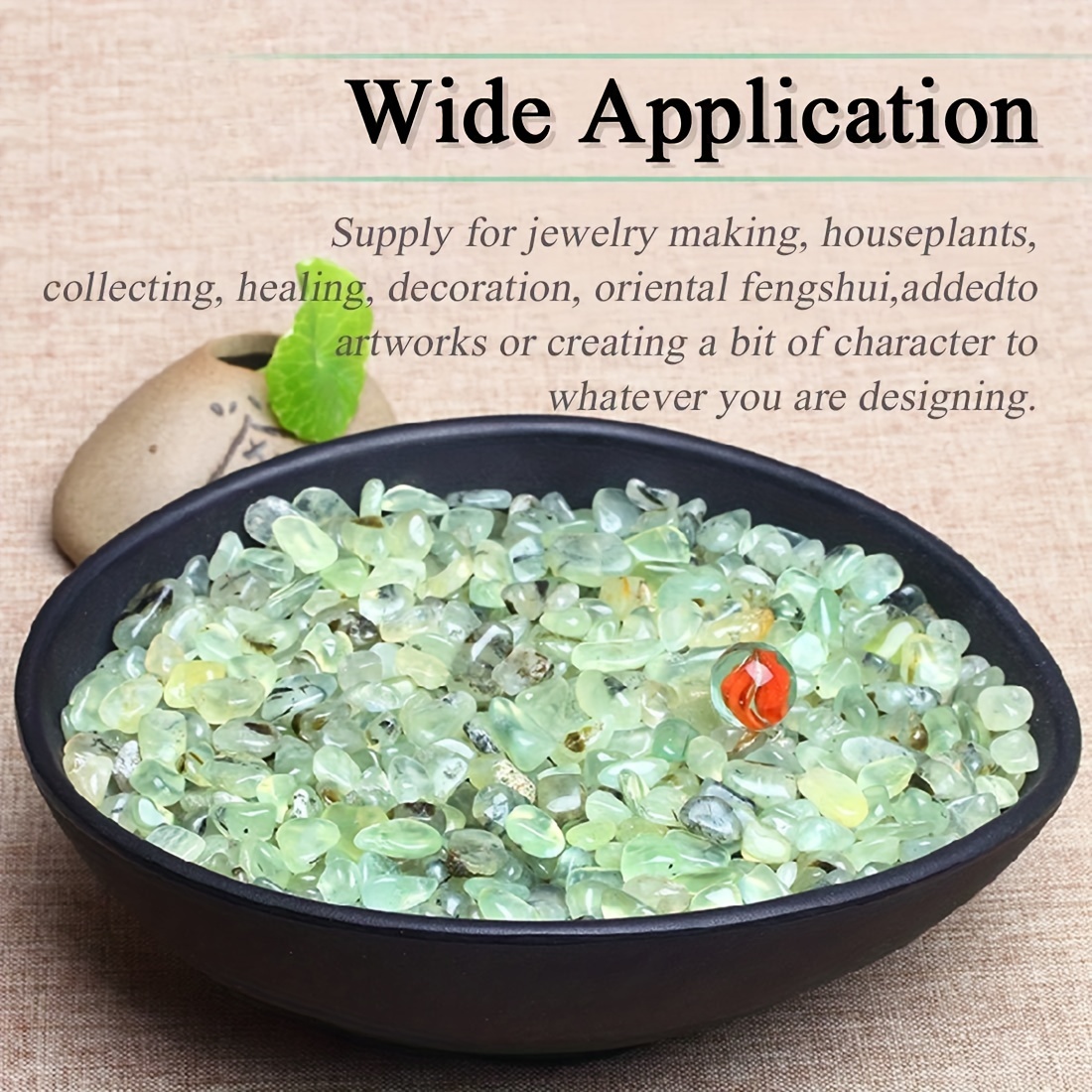 50g/100g Natural Green Grape Stone Chips, Polished Tumbling Gravel, Healing  Crystals, Plant Pot Vase Filler Decorative Rocks, Terrarium Supplies, Smal