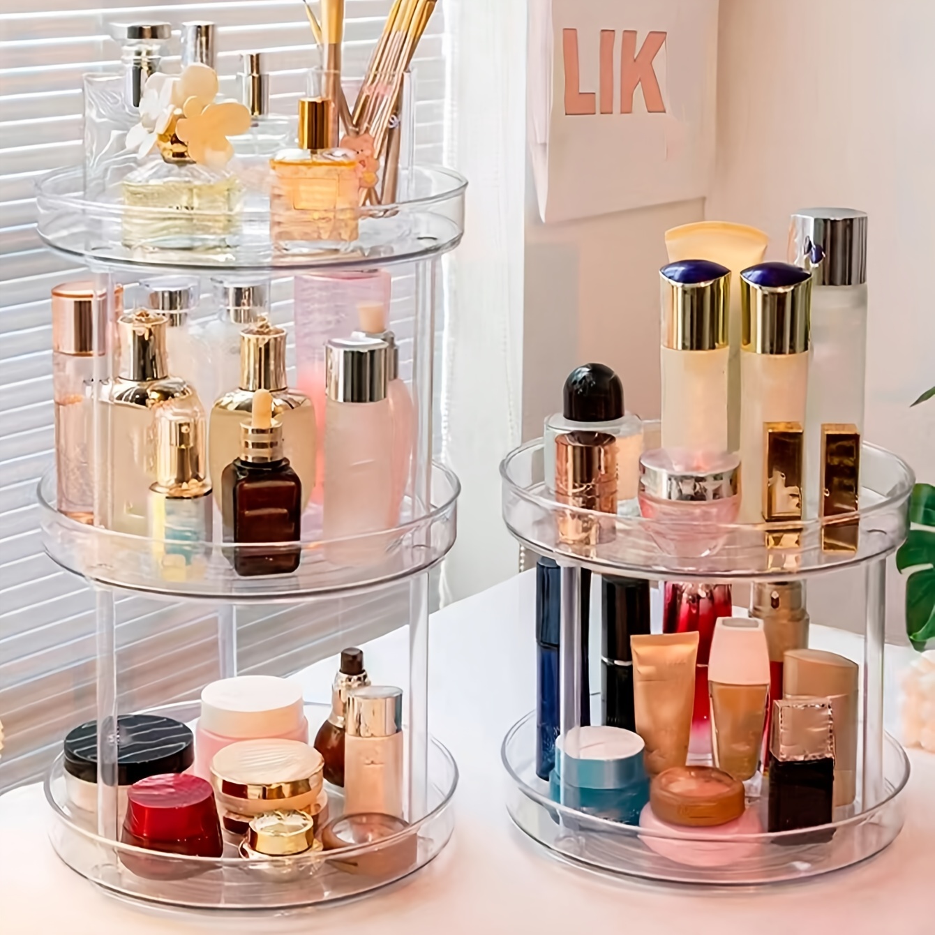 Large Capacity Makeup Organizer Clear