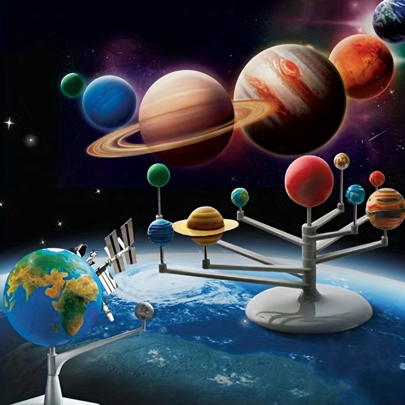 9pcs Solar System Teaching Model Planet Model Astronomy Science