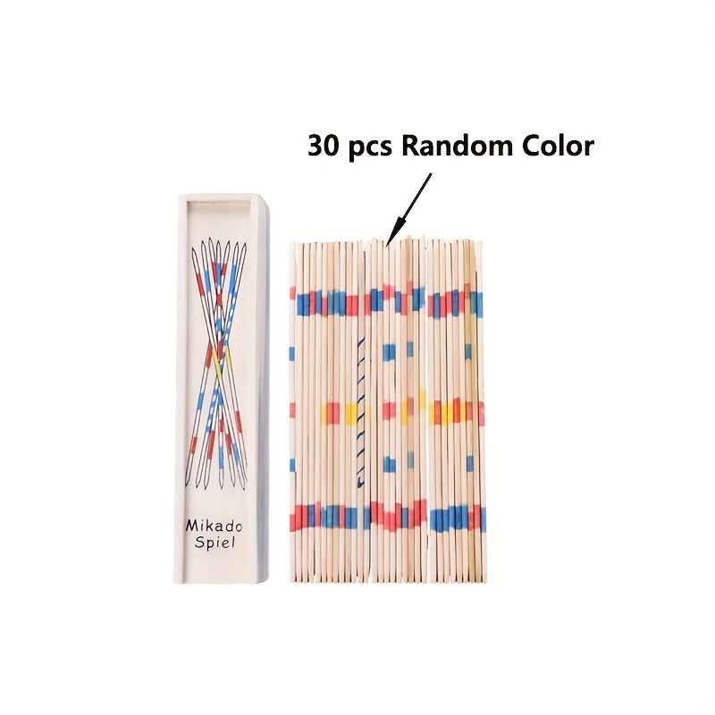 30pcs Colorful Plastic Sticks Baby Children Educational Box Game