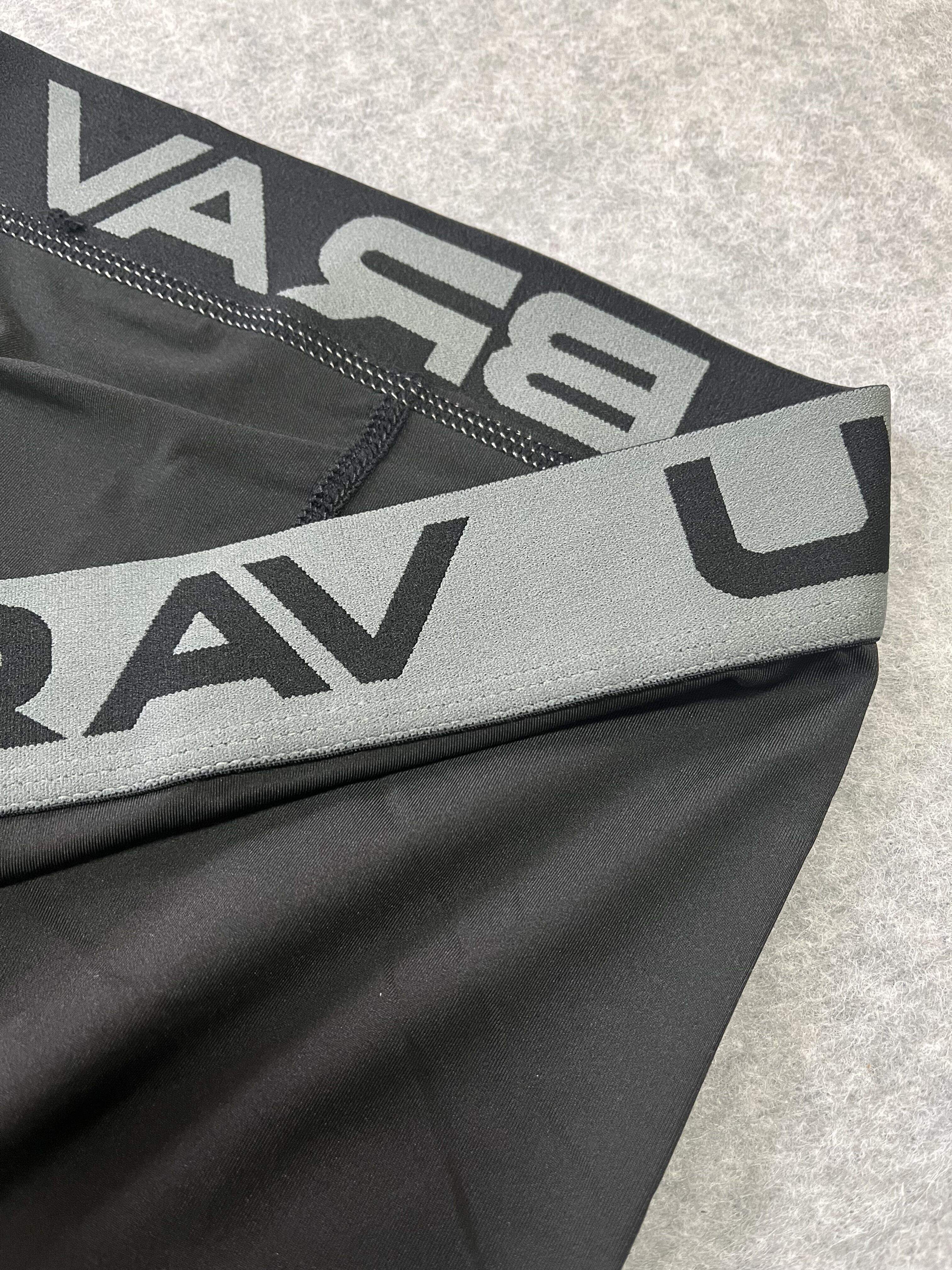 Uabrav Men's Football Compression Pants - Black Black / M