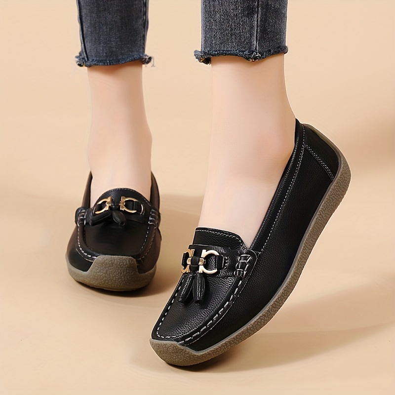 Metallic slip on store shoes