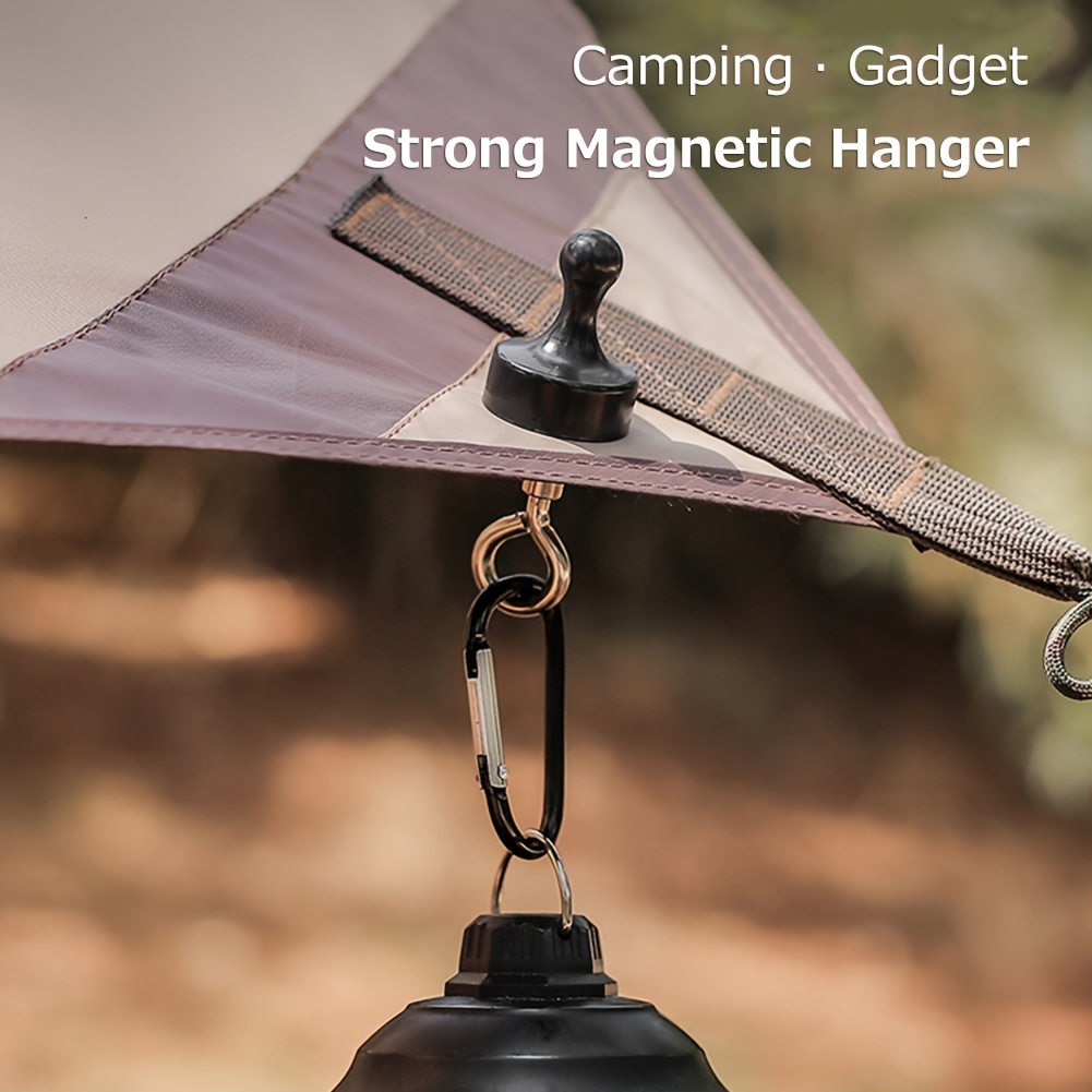 Herron Outdoors - Camping Gear Hanger - Multi Purpose Lantern Accessories  Hook with Carabiner Clip and Tree Cinch Mount