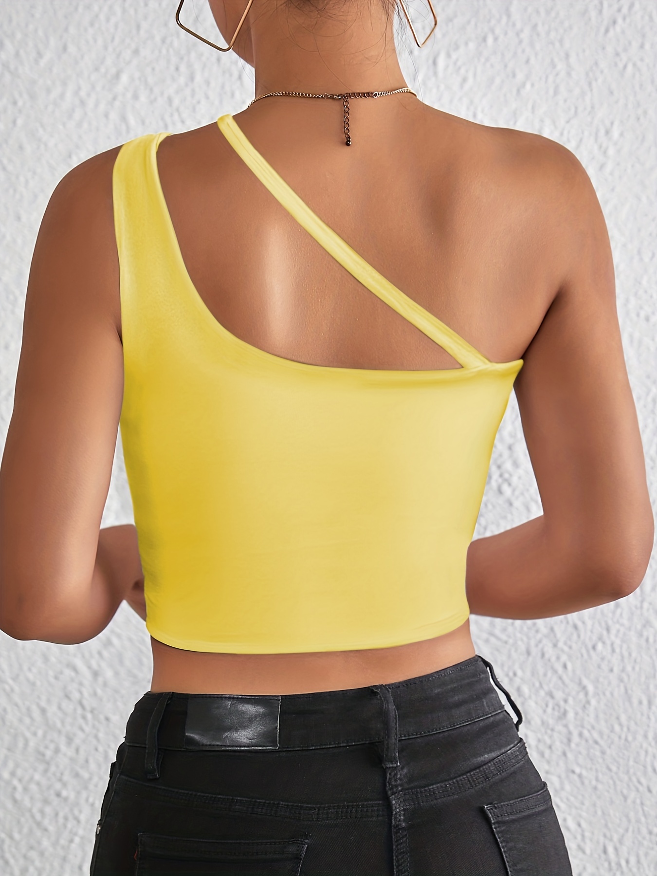 Denim Summer Single Breasted Strapless Crop Top — YELLOW SUB TRADING