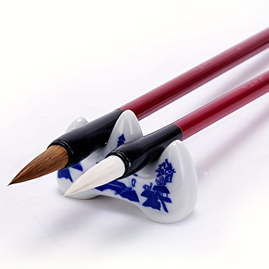 Chinese Japanese Calligraphy Kanji Brush Pen Writing Painting Set Inkstone  Gift