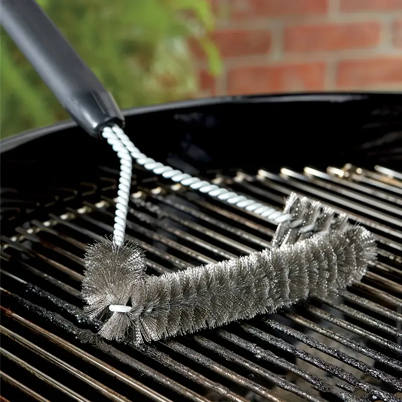 Bbq Grill Cleaning Brush, Gas Stove Cleaning Brush, Heavy Duty Barbecue  Grill Mesh Cleaning Brush Tool, Bbq Brush, Groove Cleaning Brush, Bbq Rack,  Power Decontamination, Cleaning Supplies, Cleaning Tool, Back To School