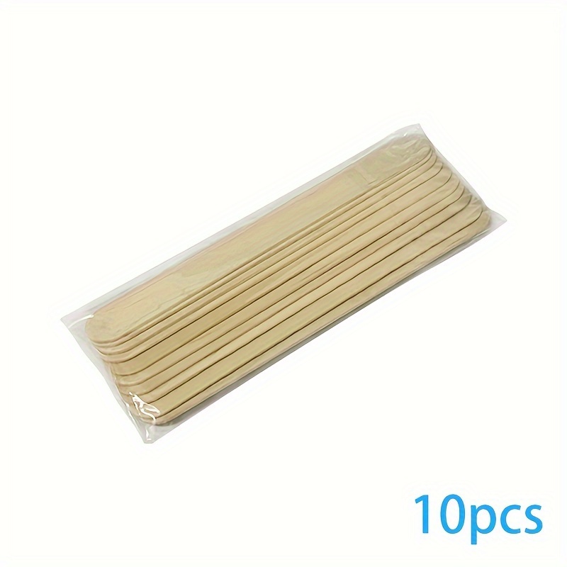 400 Count Natural Wooden Wax Sticks for Precise Hair Removal and Smooth  Skin - Perfect for Spa and Home Use