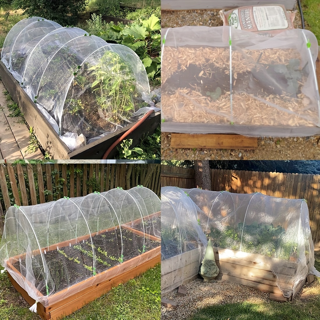 Greenhouse Hoops For Diy Or Wider Plant Tunnel - Temu