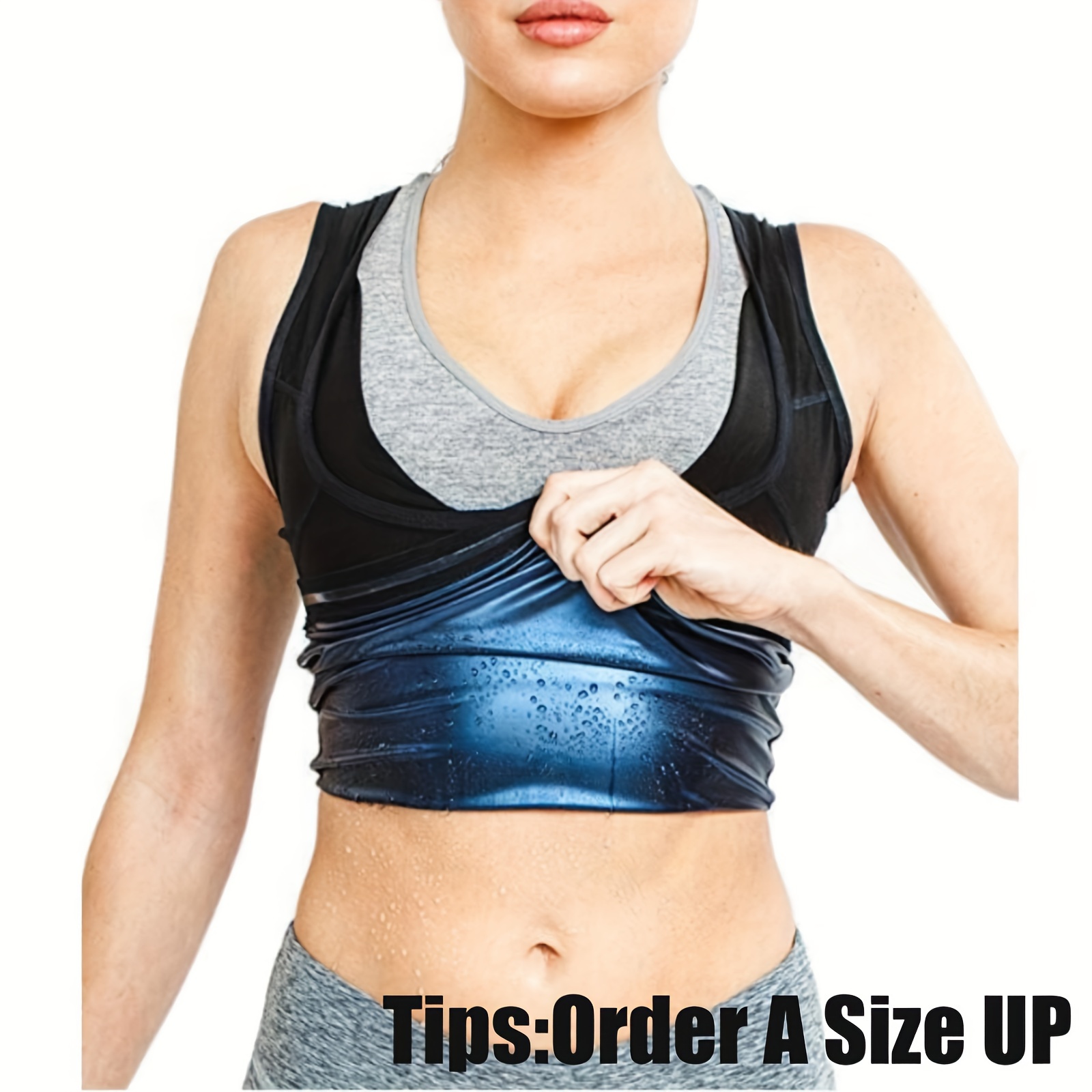 Women Men Hot Sweat Body Shaper Vest Yoga Tummy Control - Temu