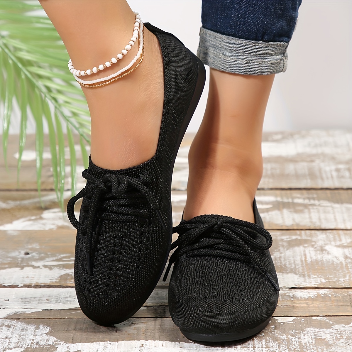 Womens flats sales with laces