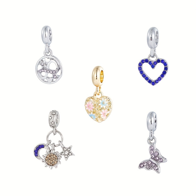 Pansy Flower Envelope Dangle Charms Original 925 Sterling Silver Beads for  Women Fits Pandora Bracelets DIY Jewelry Making - AliExpress