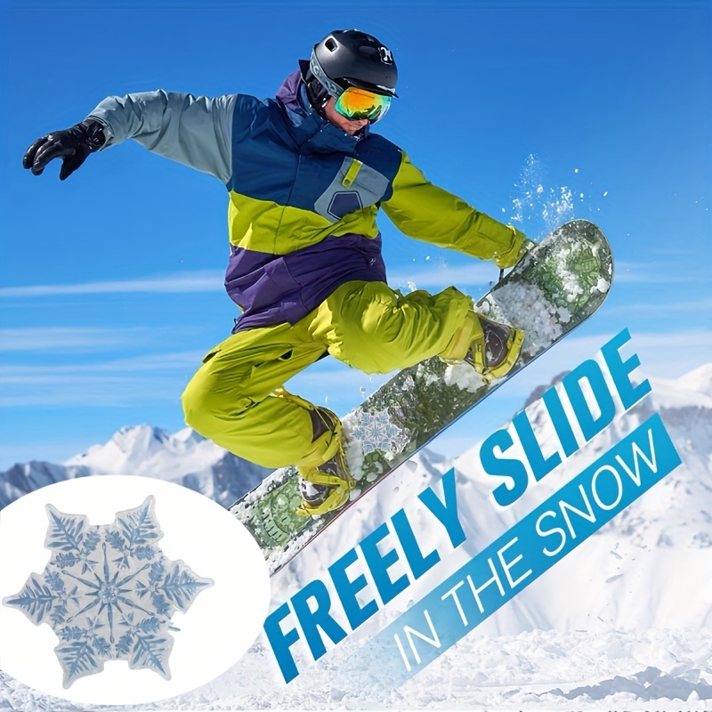 Snowboard Step Pads Pads A Forma Fiocco Neve 3d Trasparenti - Temu Italy