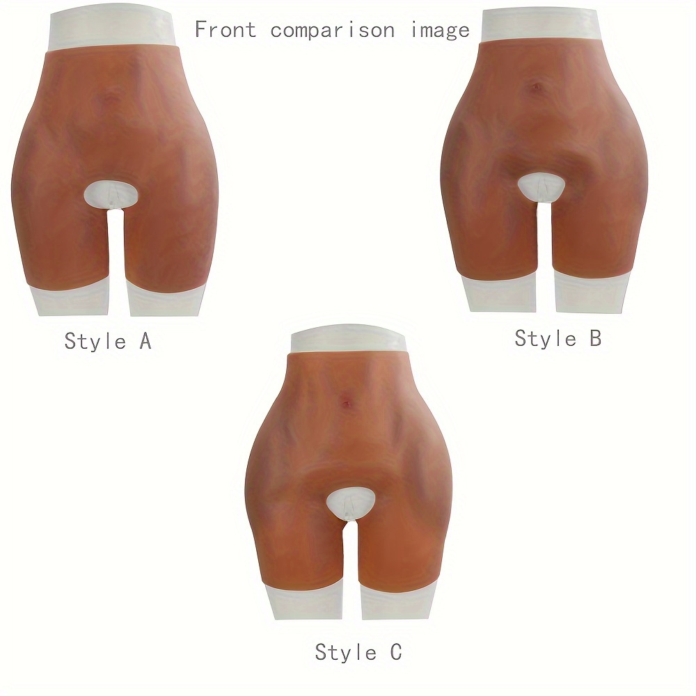 Pantalones de silicona con entrepierna abierta de silicona para realzar las  nalgas y levantar la cadera, moldeador de glúteos, braga de control para