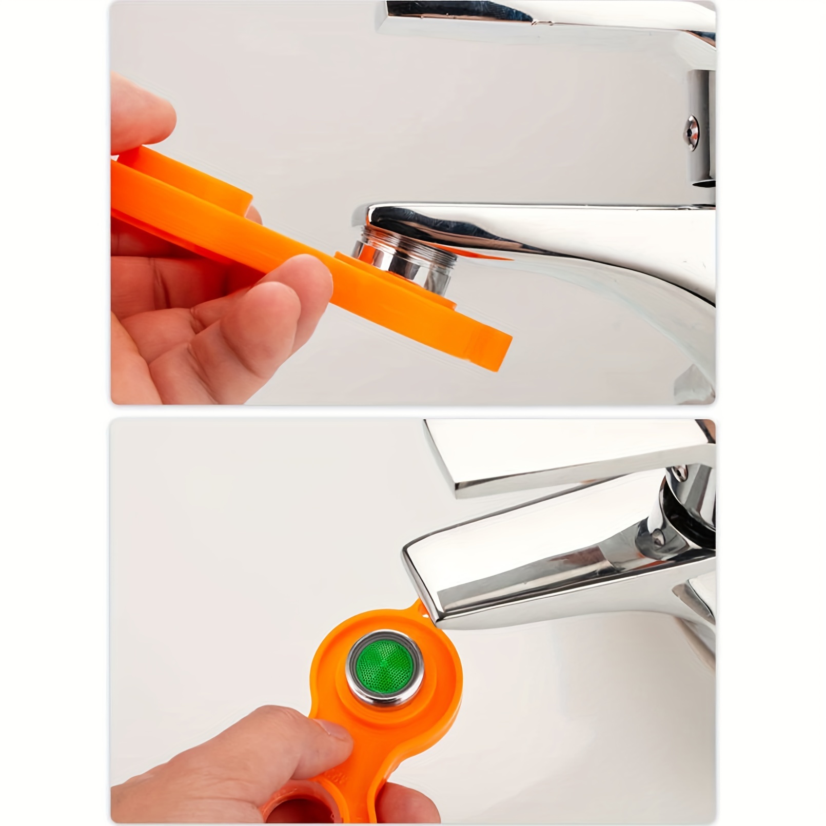 4pcs Sortie d'eau Robinet universel Bubbler Wrench Removal Cleaning Tool  Quatre côtés Disponible Bubbler Wrench