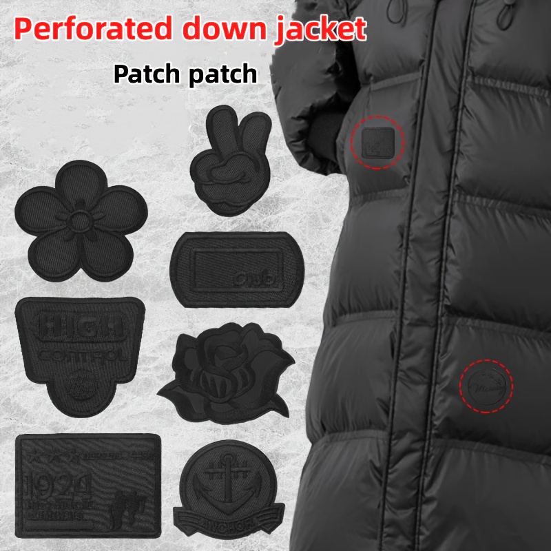 Washable Repair Patch Set For Down Jacket Fabric Patches For - Temu