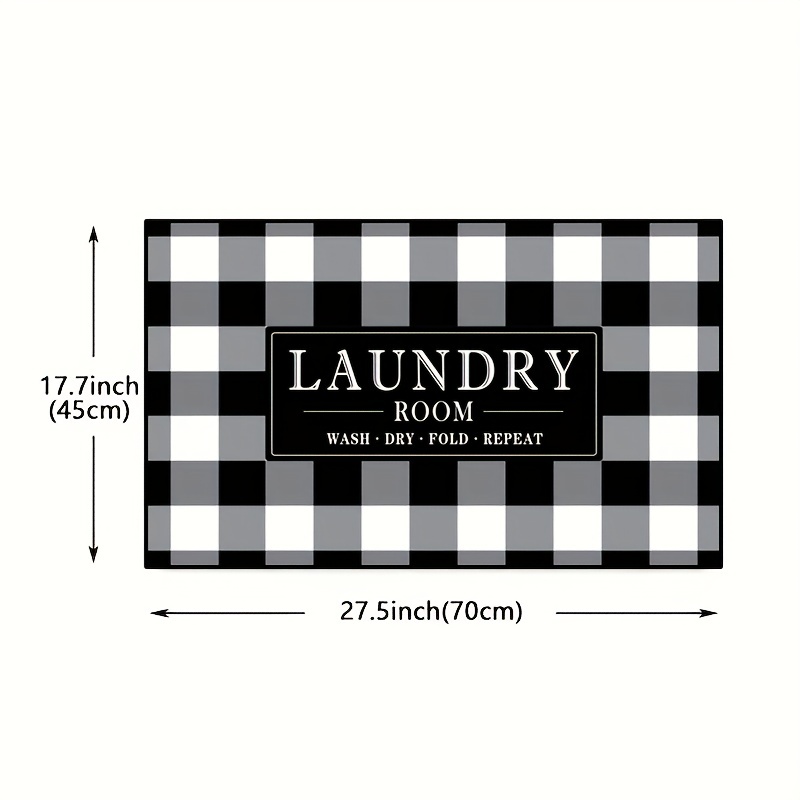 Rustic Rug Runner Non Slip Floor Mat Mudroom Laundromat Kitchen Bathroom
