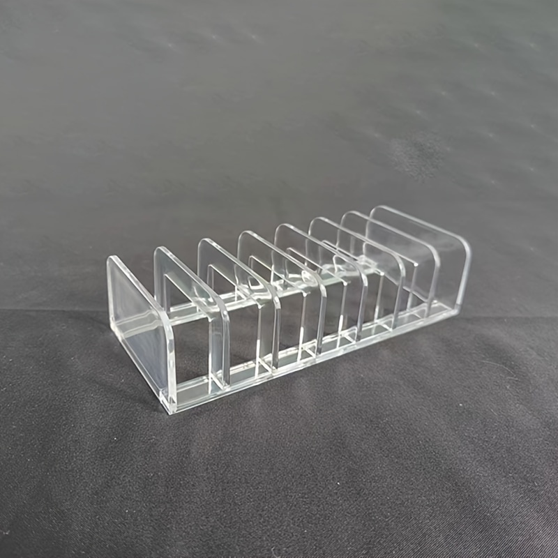 Transparent Acrylic Cosmetic Storage Rack Multi grid - Temu Canada