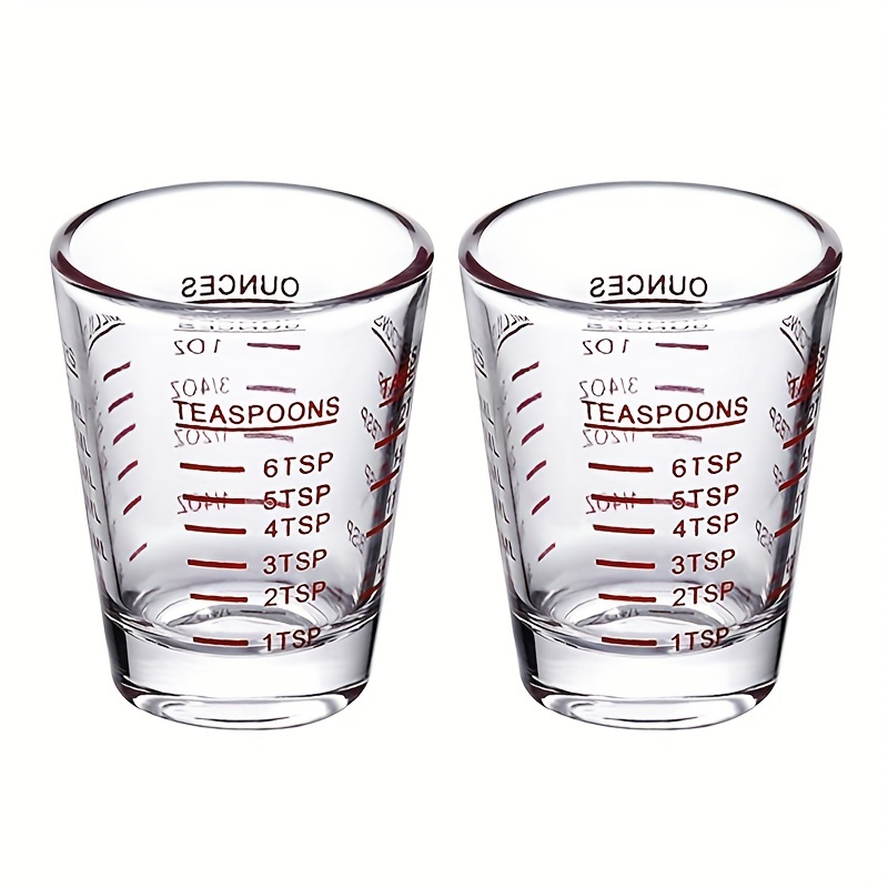 1Pc 30 ML Glass Measuring Cup With Scale Shot Glass Liquid