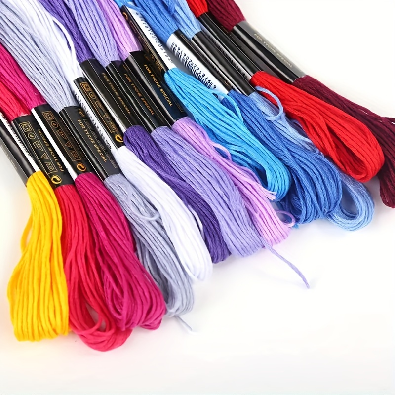 Friendship Bracelet String 50 Skeins Rainbow Color Embroidery Floss Cross  Stitch Embroidery Thread Cotton Friendship Bracelet Thread Floss Bracelet  Yarn, Craft Floss 