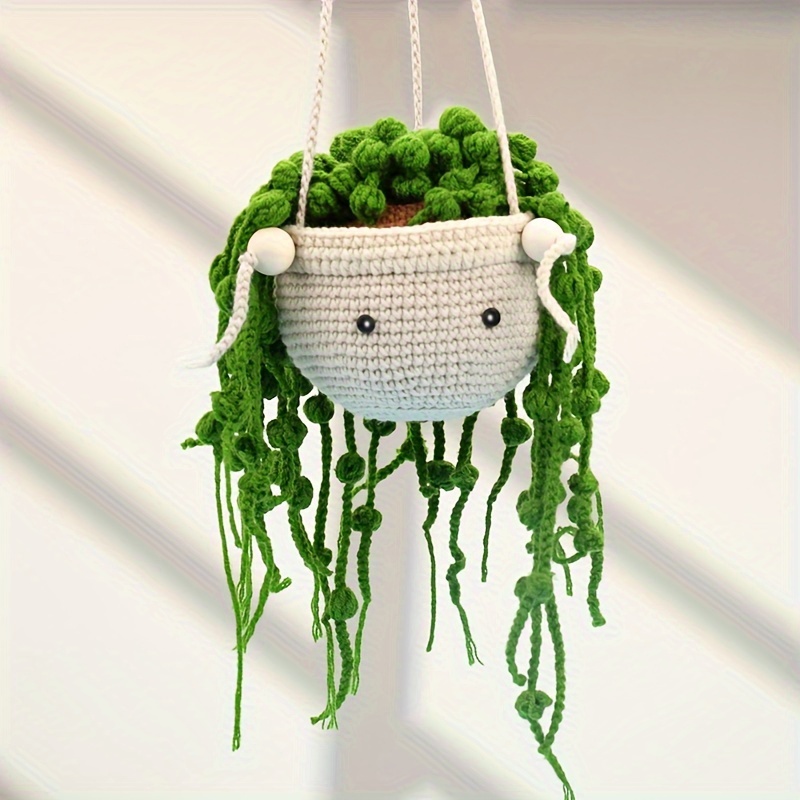 Crochet Kit Beginners Hanging Potted Plants Crochet Kit - Temu