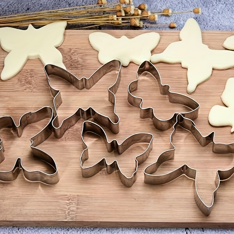 Juego de cortadores de galletas: 7 formas diferentes de moldes para dulces  con cortadores de galletas para celebraciones navideñas infantiles.