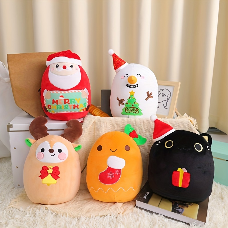 5 Style Christmas Plush Toys Plush Santa Plush - Temu