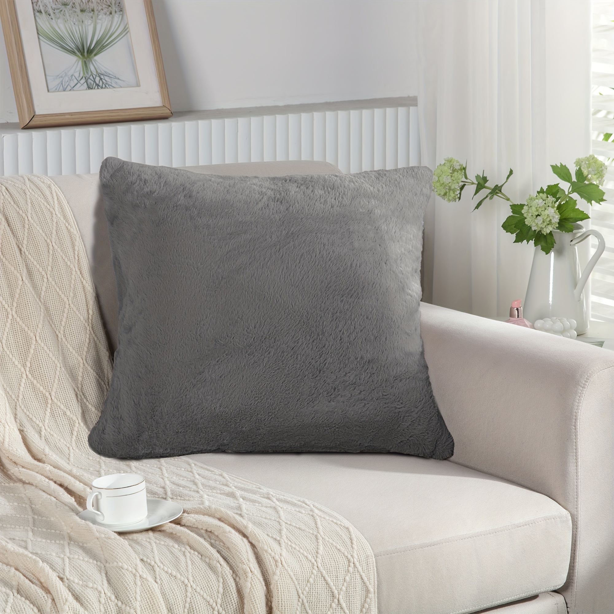 Bajbumgn Halloween Kissenbezüge 2er Set - Kürbis & Geister Design Für Herbstdeko