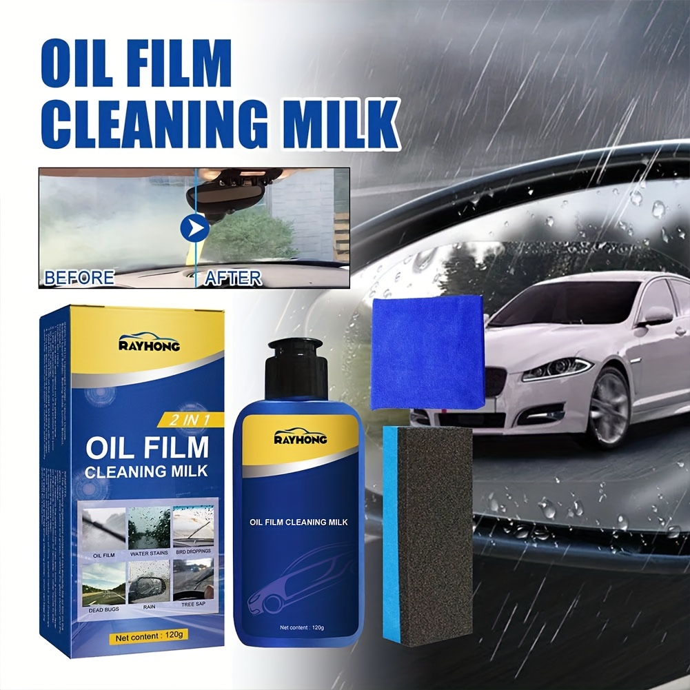 Glass Oil Film Cleaner Window Film Remover 120ml Tree Sap Remover For Car  Car Windshield Cleaner For Home And Auto Windows