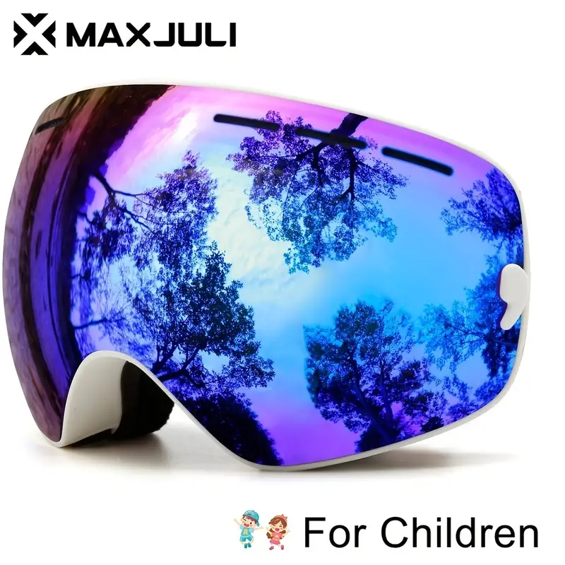 Gafas de esquí para niños MAXJULI lentes esféricos de doble - Temu