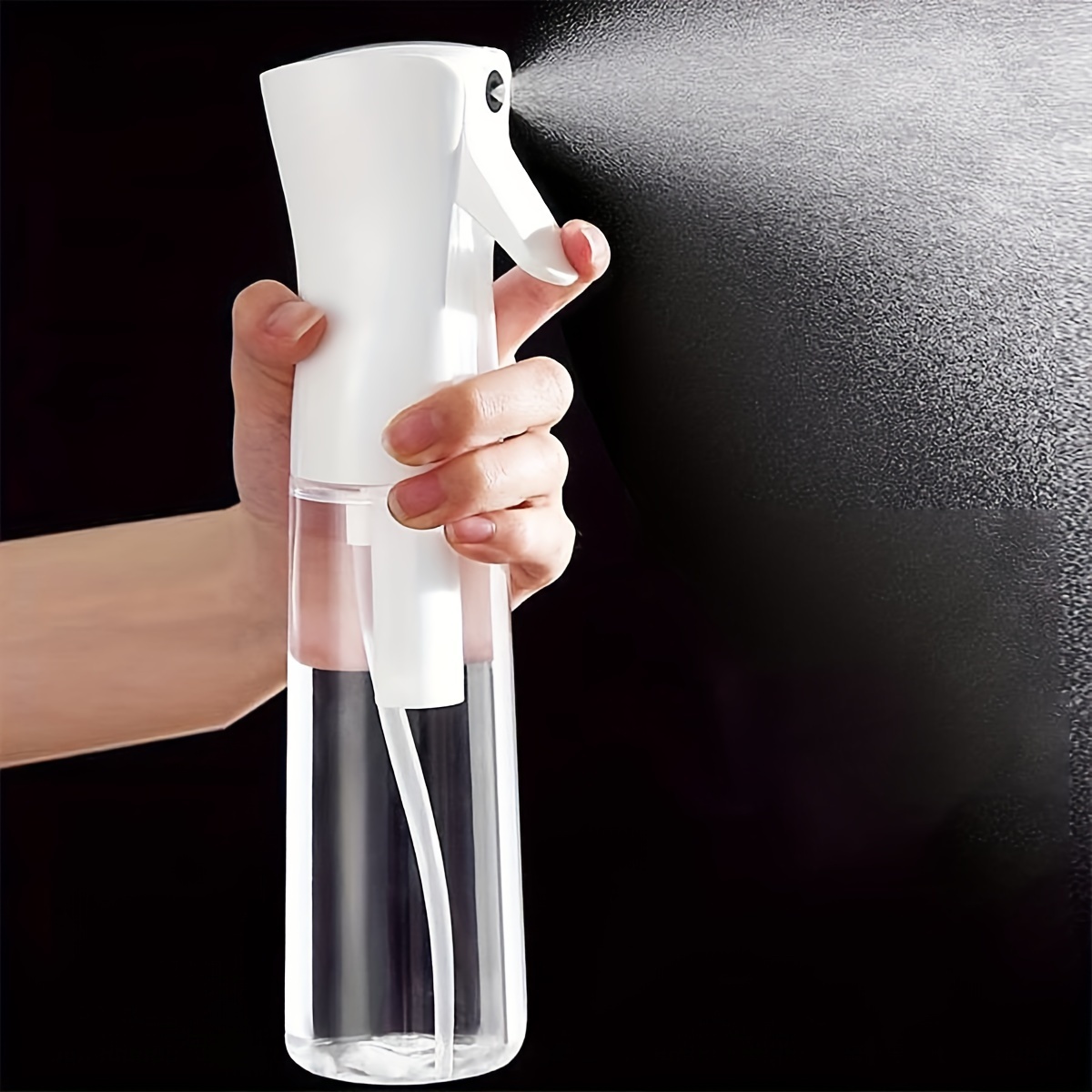 Flacon pulvérisateur transparent de 120ml - Pulvérisateur de cheveux à brume  fine rechargeable pour les huiles essentielles d'alcool de Cologne et plus!