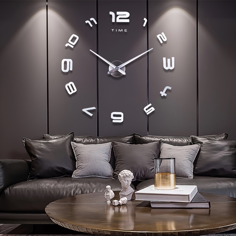 1pc American Style Clock Nordic Wall Clock Silent Creative Fashion