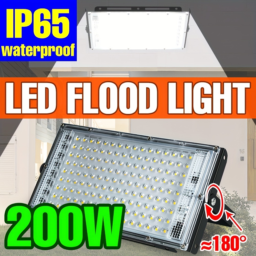 LED Lampe Projecteur Flood Light Lumière Extérieur Jardin Sécurité 10W 50W  100W